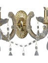Searchlight® I Аплик Marie Therese - полиран месинг и прозрачен акрил I 2 x E14 - 699-2 - 3