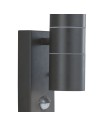Searchlight® I Външен аплик Metro - копринено черно, метал и стъкло I 2 x GU10 - 7008-2BK-LED - 3