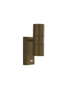 Searchlight® I Външен аплик Metro - рустик кафява, метал и стъкло I 2 x GU10 - 7008-2RUS-LED - Цена | LEDs4economy 2