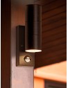 Searchlight® I Външен аплик Metro - рустик кафява, метал и стъкло I 2 x GU10 - 7008-2RUS-LED - 5