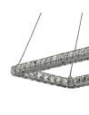 Searchlight® I Пендел Clover - хром и прозрачно стъкло I 1 x LED - 7012CC - 3