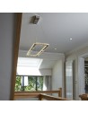 Searchlight® I Пендел Clover - хром и прозрачно стъкло I 1 x LED - 7012CC - 5