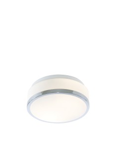 Searchlight® I Cheese Плафон - хромиран метал и бяло стъкло I 2 x E27 - 7039-23CC - Цена | LEDs4economy