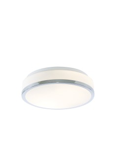 Searchlight® I Плафон Cheese - хромиран метал и бяло стъкло I 2 x E27 - 7039-28CC - Цена | LEDs4economy