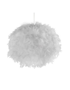 Searchlight® I Абажур Kate Feather (само абажур) I 1 x Adaptable B22 E14 E27 - 70393WH - Цена | LEDs4economy 2