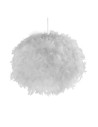 Searchlight® I Абажур Kate Feather (само абажур) I 1 x Adaptable B22 E14 E27 - 70393WH - 2