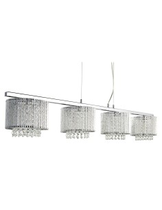 Searchlight® I Пендел Elise II Bar - хромиран метал и прозрачен кристал I 4 x G9 - 7094-4CC - Цена | LEDs4economy 2