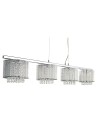 Searchlight® I Пендел Elise II Bar - хромиран метал и прозрачен кристал I 4 x G9 - 7094-4CC - 2