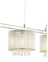 Searchlight® I Пендел Elise II Bar - хромиран метал и прозрачен кристал I 4 x G9 - 7094-4CC - 3