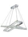 Searchlight® I LED Полилей Clover - хром и прозрачно стъкло I 1 x LED - 7123CC