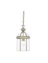 Searchlight® I Фенер Lantern - античен месинг и прозрачно стъкло I 1 x E27 - 7131AB