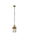 Searchlight® I Фенер Lantern - античен месинг и прозрачно стъкло I 1 x E27 - 7131AB - 2