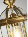 Searchlight® I Фенер Lantern - античен месинг и прозрачно стъкло I 1 x E27 - 7131AB - 3