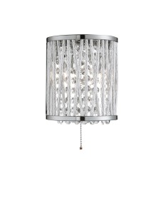Searchlight® I Аплик Elise - хром, метал и кристал I 2 x G9 - 7222-2CC - Цена | LEDs4economy