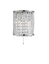 Searchlight® I Аплик Elise - хром, метал и кристал I 2 x G9 - 7222-2CC