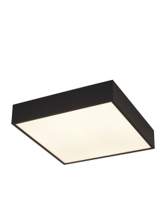 Searchlight® I Zeus плафон - черен метал и опал поликарбонат I 1 x LED - 72370BK - Цена | LEDs4economy