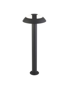 Searchlight® I Градински стълб Mushroom - тъмносив и опал поликарбонат I 1 x LED - 7264-730 - Цена | LEDs4economy
