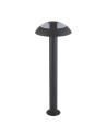 Searchlight® I Градински стълб Mushroom - тъмносив и опал поликарбонат I 1 x LED - 7264-730 - 2