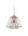 Searchlight® I Пендел Geometric Cage - лъскав меден метал I 1 x E27 - 7271CU