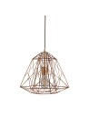 Searchlight® I Пендел Geometric Cage - лъскав меден метал I 1 x E27 - 7271CU - 2