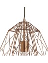 Searchlight® I Пендел Geometric Cage - лъскав меден метал I 1 x E27 - 7271CU - 3