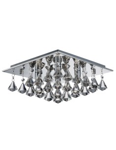 Searchlight® I Hanna плафон - Хром и прозрачни кристални капки I 4 x G9 - 7304-4CC - Цена | LEDs4economy 2