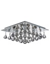 Searchlight® I Hanna плафон - Хром и прозрачни кристални капки I 4 x G9 - 7304-4CC - 2