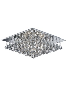 Searchlight® I Hanna плафон - Хромиран метал и Прозрачен кристал I 6 x G9 - 7306-6CC - Цена | LEDs4economy