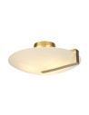 Searchlight® I Плафон Sundial - злато и матирано стъкло I 3 x E27 - 73990-3GO