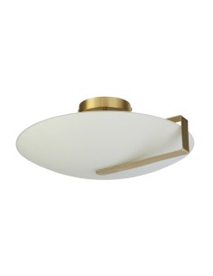 Searchlight® I Плафон Sundial - злато и матирано стъкло I 3 x E27 - 73990-3GO - Цена | LEDs4economy 2