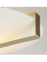 Searchlight® I Плафон Sundial - злато и матирано стъкло I 3 x E27 - 73990-3GO - 3