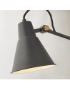 Searchlight® I Аплик Swing Arm - сив метал I 1 x E27 - 7403GY - 3