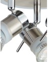 Searchlight® I Спот Aries - хром, сатенено сребристо, IP44 I 3 x GU10 - 7443CC-LED - 3