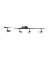 Searchlight® I Aries Спот - хром и сатенено сребрист метал I 4 x GU10 - 7444CC-LED - 2
