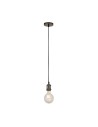 Searchlight® I Пендел фасунга Черен хромиран I 1 x E27 - 7461BC