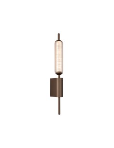 Searchlight® I LED Аплик Cattail, цвят лате, метал с прозрачно стъкло I x LED (SMD) - 76210CL - Цена | LEDs4economy