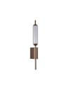 Searchlight® I LED Аплик Cattail, цвят лате, метал с прозрачно стъкло I x LED (SMD) - 76210CL - 2