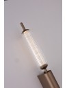 Searchlight® I LED Аплик Cattail, цвят лате, метал с прозрачно стъкло I x LED (SMD) - 76210CL - 3