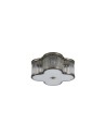 Searchlight® I Lotus плафон, дифузер от античен месинг, метал и стъкло I 2 x E14 - 77210-2AB - 2