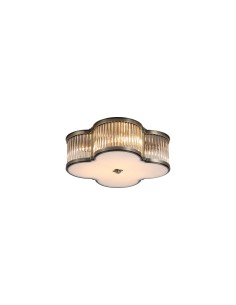 Searchlight® I Lotus плафон, дифузер от античен месинг, метал и стъкло I 3 x E14 - 77210-3AB - Цена | LEDs4economy