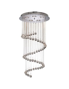 Searchlight® I Пендел Hallway - хромиран метал и прозрачен кристал I 5 x G9 - 7743CC - Цена | LEDs4economy