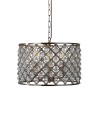 Searchlight® I Пендел Marquise - антична мед, метал и стъкло I 3 x E14 - 7813-3CU - 2