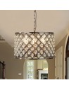Searchlight® I Пендел Marquise - антична мед, метал и стъкло I 3 x E14 - 7813-3CU - 5