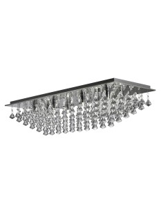Searchlight® I Плафон Hanna плафон - хромиран метал и прозрачен кристал I 8 x G9 - 7828-8CC - Цена | LEDs4economy 2