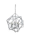 Searchlight® I Пендел Cube - полиран хромиран метал I 3 x E14 - 7863-3CC - 2