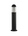 Searchlight® I Градински стълб Bronx - черен метал и поликарбонат I 1 x E27 - 7900-600BK