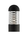 Searchlight® I Градински стълб Bronx - черен метал и поликарбонат I 1 x E27 - 7900-600BK - 3