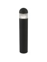 Searchlight® I Градински стълб Bronx - черен метал и поликарбонат I 1 x E27 - 7900-900