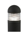 Searchlight® I Градински стълб Bronx - черен метал и поликарбонат I 1 x E27 - 7900-900 - 3