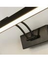 Searchlight® I Лампа за картина Rhodes - Black Metal I 1 x LED - 79825-40BK - 3